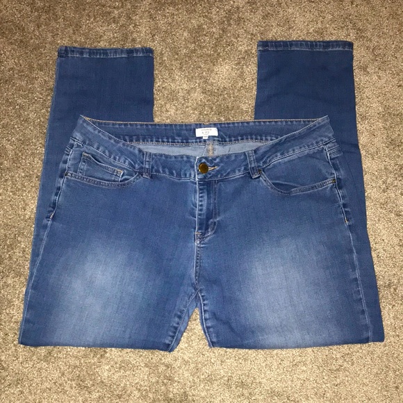 Crown & Ivy Women’s Skinny Stretch Jeans Size 16 - Picture 1 of 12
